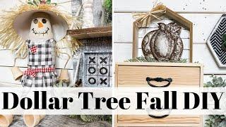 ** Fall $1 Dollar Tree DIY ** Faux Rusted Pumpkin   Scarecrow