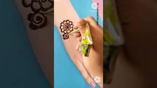 Simple stylish mehndi design ️ #shorts #henna #raisamehandidesigns #trending