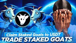 Claim Staked Goats TOKENS and Withdraw to USDT (Practical)