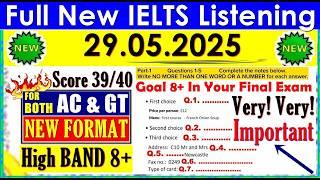 IELTS LISTENING PRACTICE TEST 2025 WITH ANSWERS | 29.05.2025