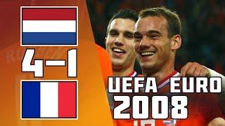 Netherlands 4 - 1 France | EURO 2008