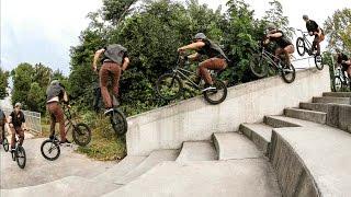 Garrett Reynolds - Unreal BMX street riding