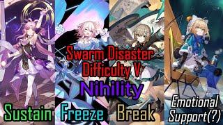 HSR Swarm Disaster Difficulty 5 path of nihility no dot character needed ft.Fuxuan + Freeze