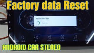 Reset option in Android car stereo MTK - [Step by Step] - Shekhar Maxxlink