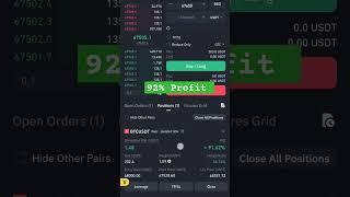 92% profit in 5 minute Binance future trading #trading #crypto