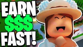 How To Earn FREE Money Fast In Welcome To Bloxburg | Roblox Tutorial