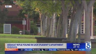 Assault rifle found in UCR student's apartment