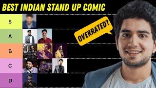 Top 10 Indian Stand Up Comedians | Samay Raina, Zakir Khan | Tier List