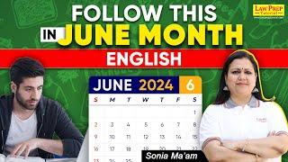 CLAT 2025 English : Complete Preparation Strategy for June month | English for CLAT