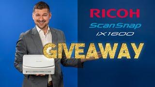  Win a Free Scanner! 2024 Ricoh ScanSnap iX1600 & Goodies Giveaway!  Enter to WIN Big! 