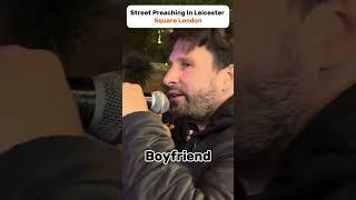 Street Preaching in Leicester Square London