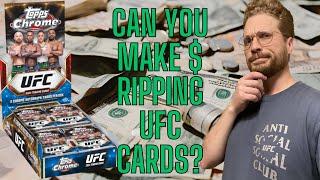 Can You Make Money Opening UFC Cards? | Value Back from a 2024 Topps UFC Chrome Hobby Box