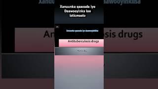 Daawada Xanuunka Tiibishida |Pharmacology.