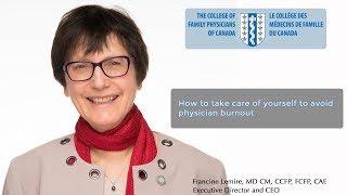 How to take care of yourself to avoid physician burnout