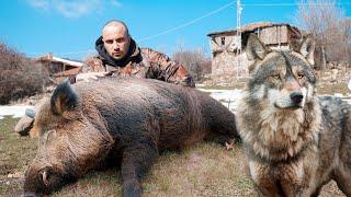 KÖYLÜLERİ AÇ KURTLARDAN KURTARMAK!