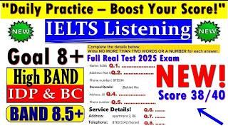 IELTS LISTENING PRACTICE TEST 2025 WITH ANSWERS | 12.05.2025