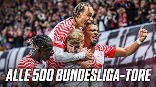 NEVER-ENDING GOALS!  All 500 Bundesliga goals feat. Xavi, Werner, Forsberg & Co.