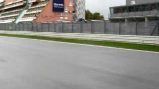 Nurburgring GP circuit: Sept 2009. Pug and 500 go around