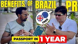 WHY You Should Get a PR of BRAZIL | How to Get Permanent Residence | Nationality Passport | ब्राज़िल