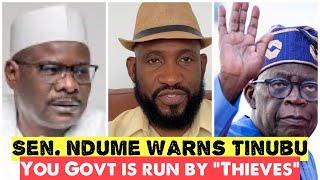 Sen. Ndume Warns Tinubu, I Am Afraid, Your Govt Is Full Of “Thieves” (Kleptocrats & Kakistocrats)