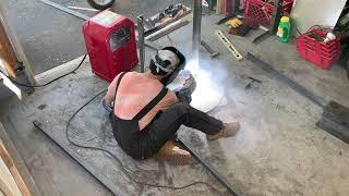 Making a steel top workbench!