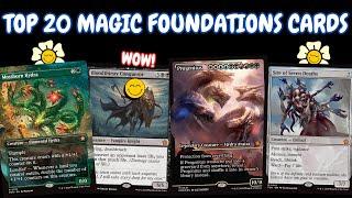 Top 20 BEST New Cards in Magic Foundations