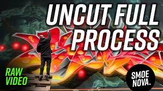 FULL PROCESS LAVA GRAFFITI