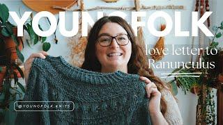 YoungFolk Knits: All About That Ranunculus + a great yarn join for summer yarn fibers