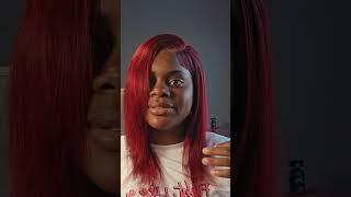 Start To Finish RED Wig Install | Beginner Friendly #hairreview #shorts #youtubeshorts