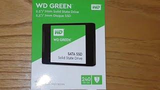 WD Green 240GB SSD Solid State Drive 2,5'' 7mm: unboxing