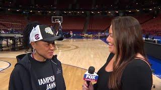 1-on-1 with Coach Dawn Staley after Gamecocks win SEC Championship