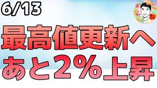 S&P500最高値目前！オラクル株13％急騰！【6/13 米国株ニュース】