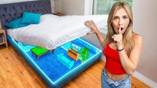 I Built A SECRET Room Under My Brother's BED !!