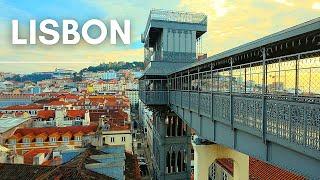 Crowd Free Morning Walk in Chiado Lisbon PORTUGAL