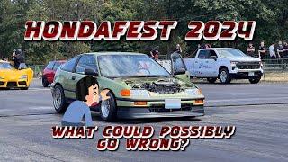 Time to hit the tracks with the CRX! Hondafest 2024 Kent,Wa