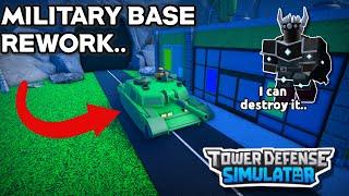 20 Military Bases vs Fallen King.. || Tower Defense Simulator (ROBLOX)