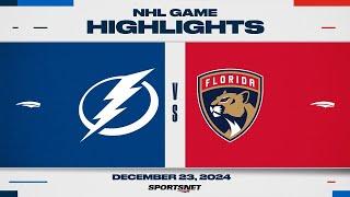 NHL Highlights | Lightning vs. Panthers - December 23, 2024