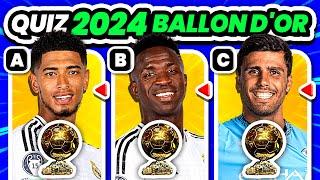 GUESS THE BALLON D'OR WINNER 2024 | QUIZ FOOTBALL TRIVIA 2024