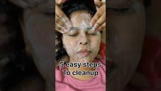 Face Clean-Up at Home | 5 Easy Steps | Must Follow #cleanup #shorts #youtubeshorts #trending