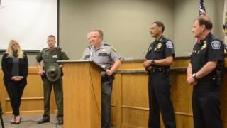 Harrison County Sheriff Robert Matheny Speaks about 6-15-17 Drug Arrests