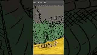 Drawing An Original Dragon! #Shorts