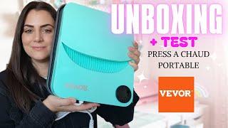 VEVOR Presse à Chaud PORTABLE : UNBOXING et Premier TEST ! @vevor.official  #vevor #sublimation