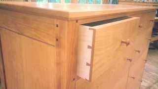 Solid cherry dresser - Bissellwoodworking.com