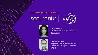 Securonix Customer Testimonial with Dennis Joshua of Wipro