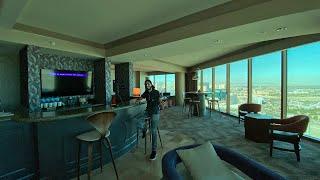 This is the BEST room at MANDALAY BAY! (Horizon Suite Room Tour )