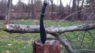 Cold steel kukri machette review  part 1