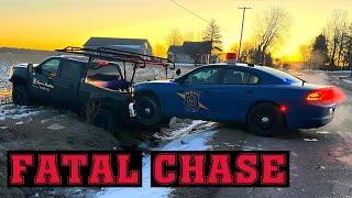 Craziest Police Chases Caught on Dashcam. FATAL CHASE