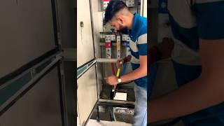 Heavy Cable Connect In Panel #electrician #wiring #technology #engineer