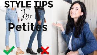 STYLE TIPS FOR PETITES // How to style a petite body type!