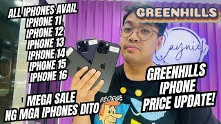 IPHONE PRICE UPDATE DITO SA LEGIT SHOP SA GREENHILLS! SOBRA BABA NG PRICE NILA NG MGA IPHONES!